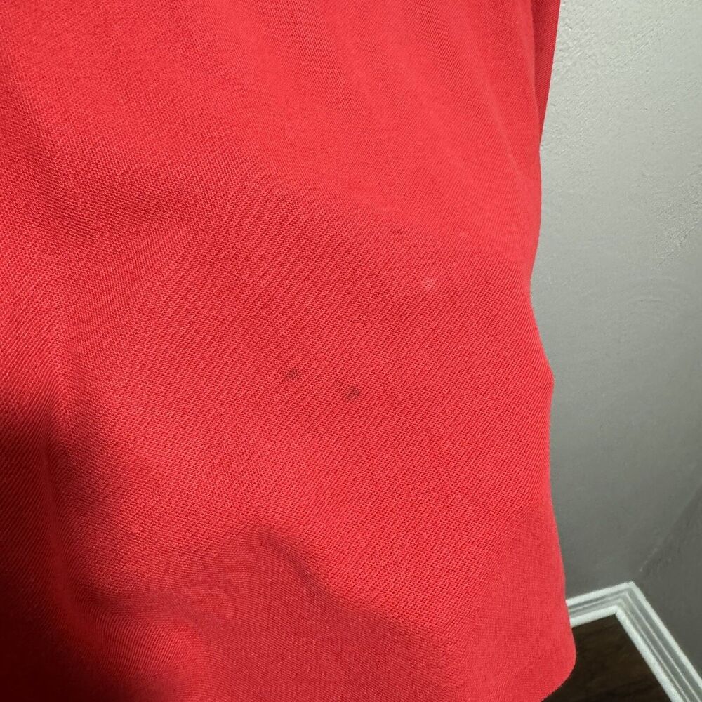 Vintage Izod Lacoste Polo Shirt Mens Sz S Short Sleeve Embroidered Logo Red - Picture 5 of 6